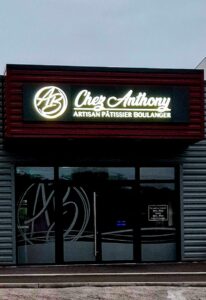 Enseigne lumineuse Boulangerie Chez Anthony